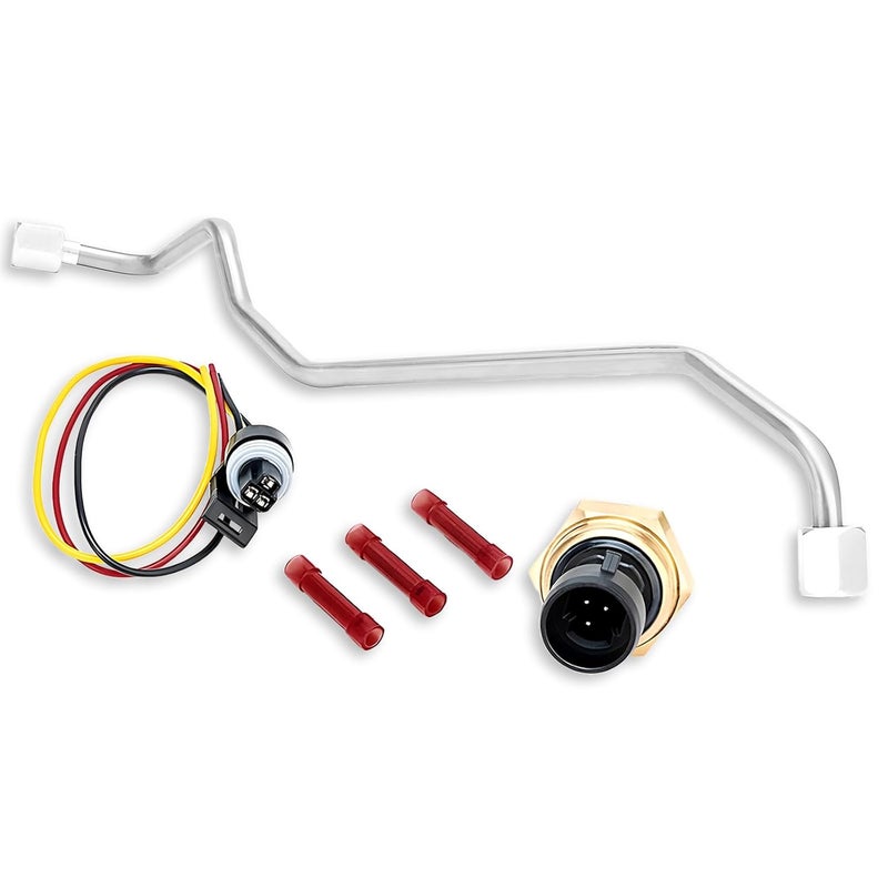 Gagsu Exhaust Back Pressure EBP Tube Sensor and Wire 1C3Z9D477AA 598-114 1840078C1 Compatible with Ford 7.3L Powerstroke Diesel 1998-2003 - Image 1